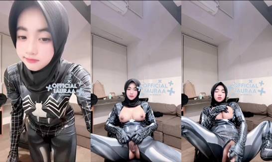 Bokep laura hijab costum spiderman black colmek