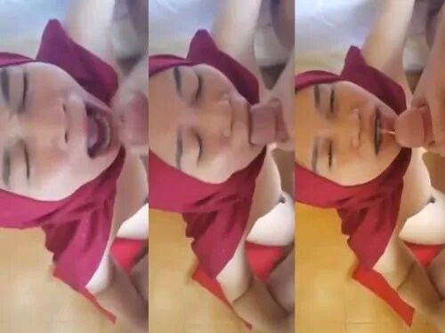 Jilbab Indo Nelan Sperma Bule