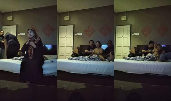 Bokep Gangbang Tante Jilbab Ajak Ngentott
